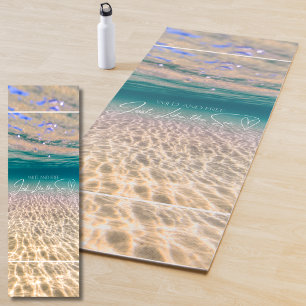 Ocean Floor Wild and Free Summer Beach Yoga Mat