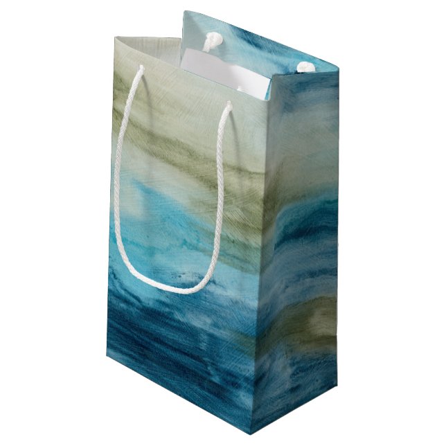 Ocean Flow II Small Gift Bag (Back Angled)
