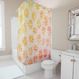 Ocean Flower Shower Curtain