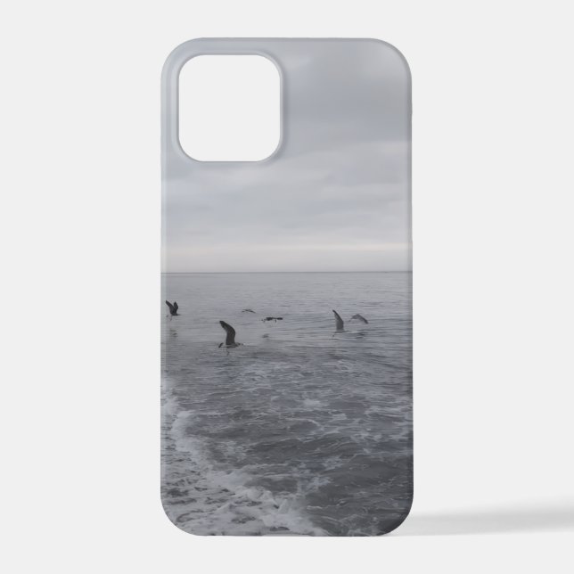 Ocean Freedom – Dolphins in Motion Phone Case (Back)