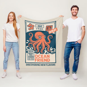 Ocean Friend Fleece Blanket