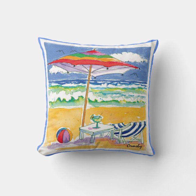 Ocean Front Property pillow (Front)