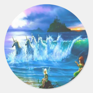 Ocean Full Of Unicorns Stickers