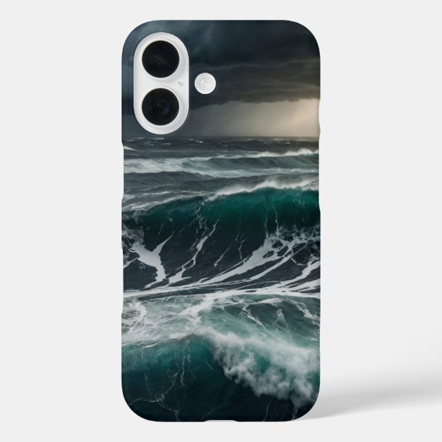 Ocean Fury Case-Mate iPhone Case (Back)