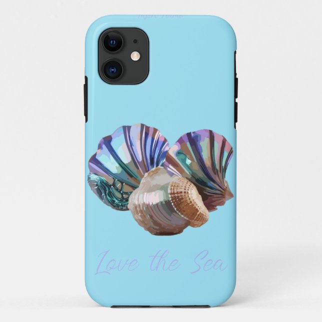 Ocean Gems Case-Mate iPhone Case (Back)