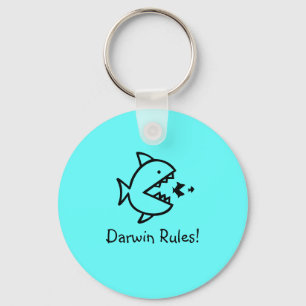 Ocean Glow_Darwin Rules! Key Ring