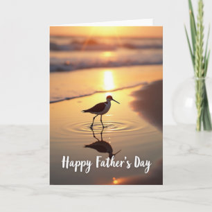 Ocean Glow Fathers Day Scene Card