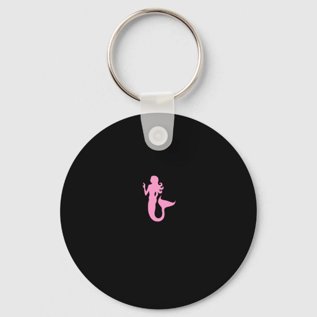 Ocean Glow_Pink Mermaid Key Ring (Front)