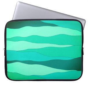 Ocean Green Laptop Sleeve