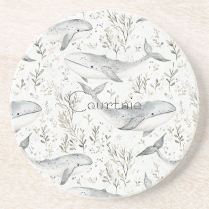 Ocean Grey Whales Coaster