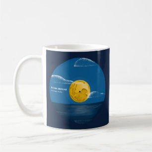 Ocean Grooves Vinyl Ocean Night Art Coffee Mug