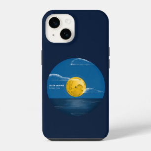 Ocean Grooves Vinyl Ocean Night Art iPhone 14 Case