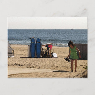 Ocean Grove NJ beach - Surf Boards Postcard