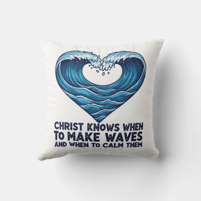  Ocean Heart: Divine Wisdom Cushion (Back)