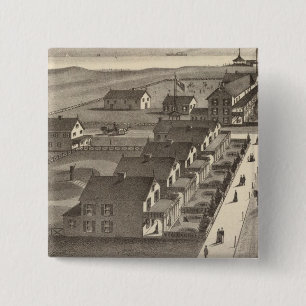 Ocean House, Point Pleasant, NJ 15 Cm Square Badge