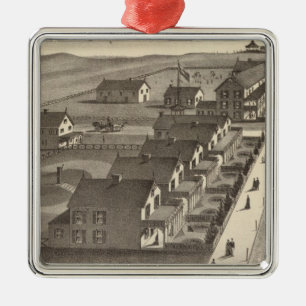 Ocean House, Point Pleasant, NJ Metal Ornament