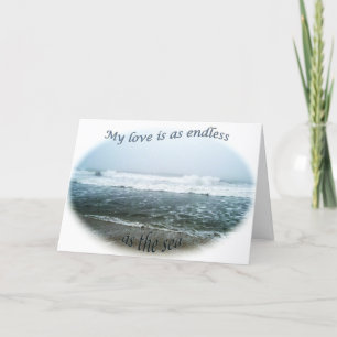 Ocean I Love You Card