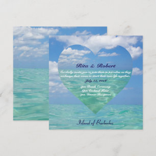 Ocean III   Wedding Invitation Semi-Gloss