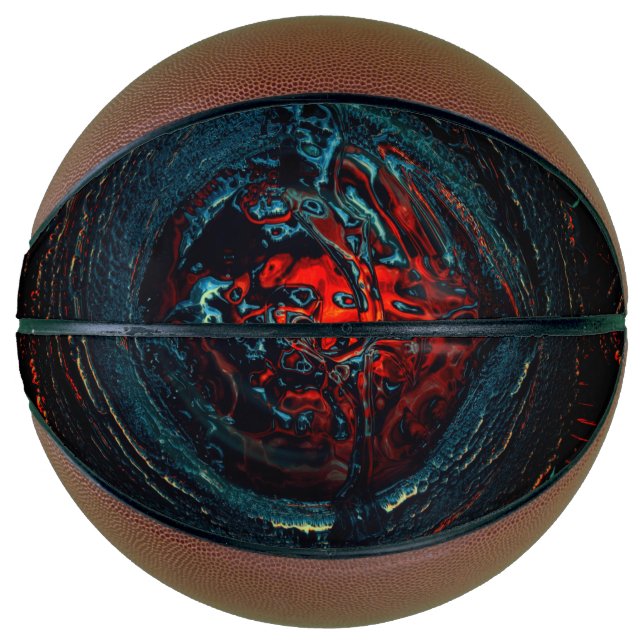 Ocean Inferno Red Glow Basketball (Front)