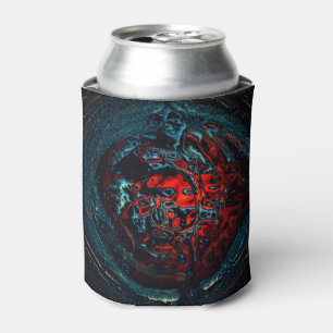 Ocean Inferno Red Glow Can Cooler