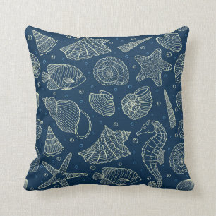 Ocean Inhabitants Pattern 2 Cushion