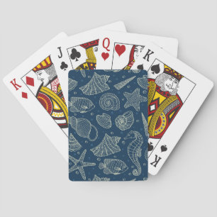 Ocean Inhabitants Pattern 2 Playing Cards