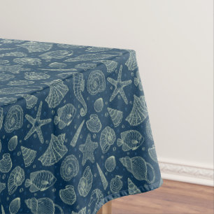 Ocean Inhabitants Pattern 2 Tablecloth