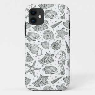 Ocean Inhabitants Pattern 3 iPhone 11 Case