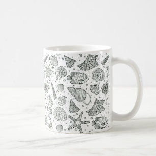 Ocean Inhabitants Pattern 3 Coffee Mug