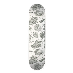 Ocean Inhabitants Pattern 3 Skateboard