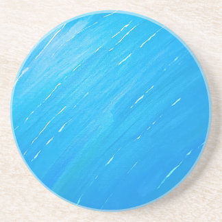 Ocean-Inspired Abstract Coasters