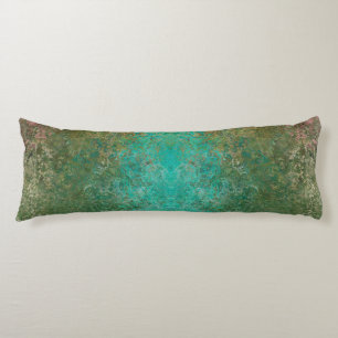 Ocean Inspired Alcohol Ink Abstract  Body Cushion