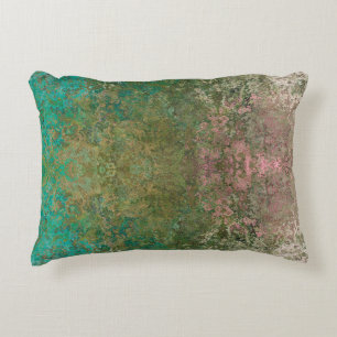 Ocean Inspired Alcohol Ink Abstract  Decorative Cushion