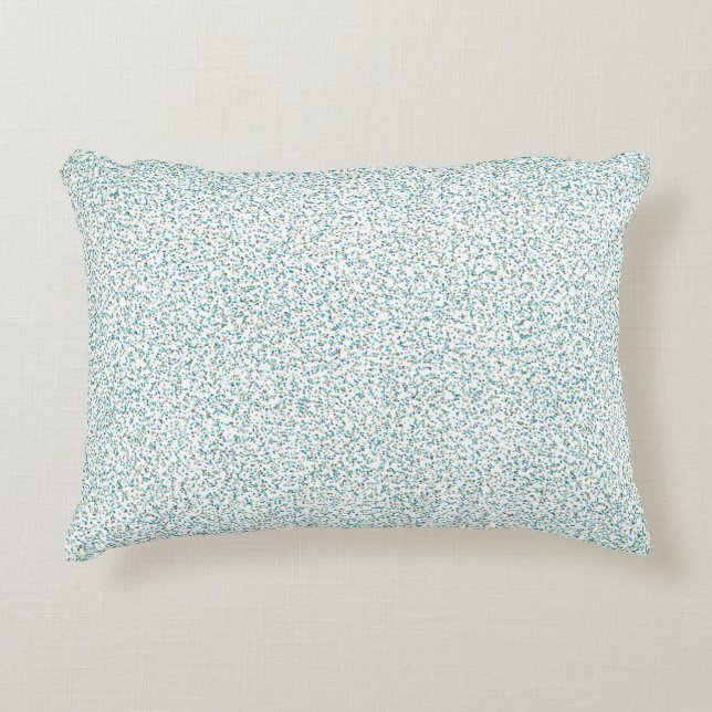 Ocean Inspired Speckled Dots  Decorative Cushion (Front)