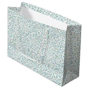 Ocean Inspired Speckled Dots Large Gift Bag