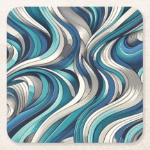 Ocean-Inspired Wave Pattern