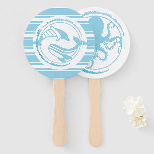 Ocean is my favourite  hand fan