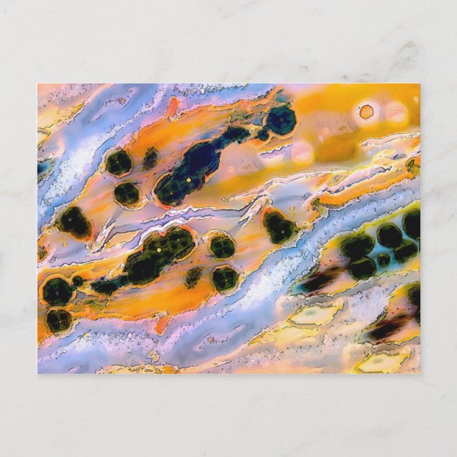 Ocean Jasper Fantasy Opus 01 Postcard (Front)