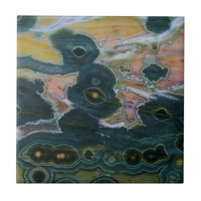 Ocean Jasper Slab Ceramic Tile (Front)