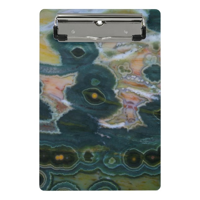 Ocean Jasper Slab Mini Clipboard (Front)