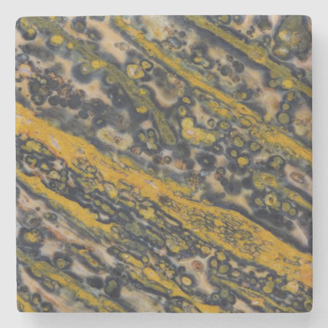 Ocean Jasper Stone Coaster (Front)