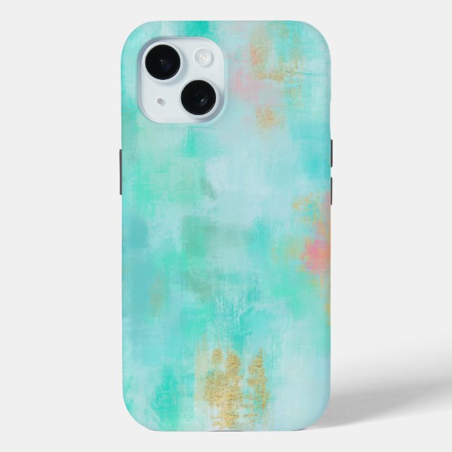 Ocean Joyride -  Blue Turquoise Abstract Art Case-Mate iPhone Case (Back)