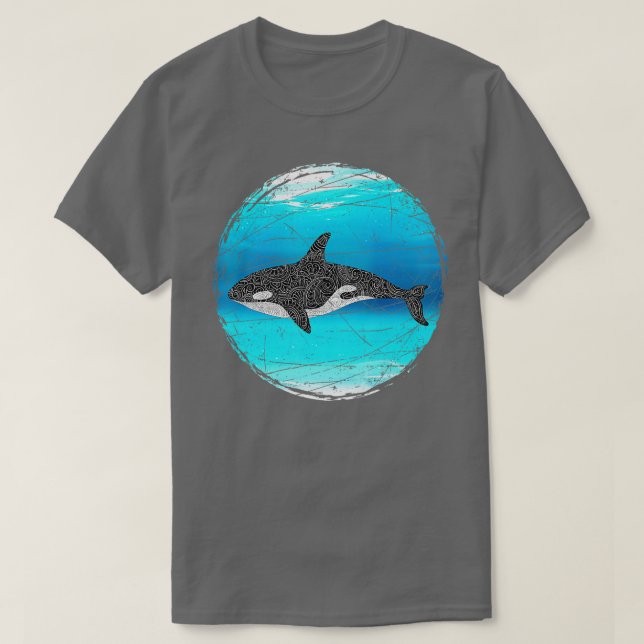 Ocean Killer Whale  T-Shirt (Design Front)