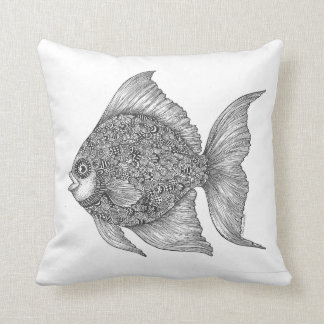 Ocean Lake Fish Theme Pillow