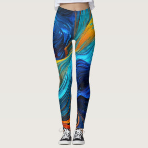Ocean Lava 01 Leggings