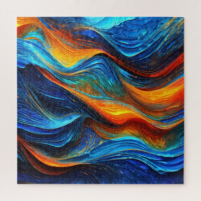 Ocean Lava "Pyroquatic" Jigsaw Puzzle (Vertical)