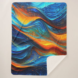 Ocean Lava "Pyroquatic" Sherpa Blanket