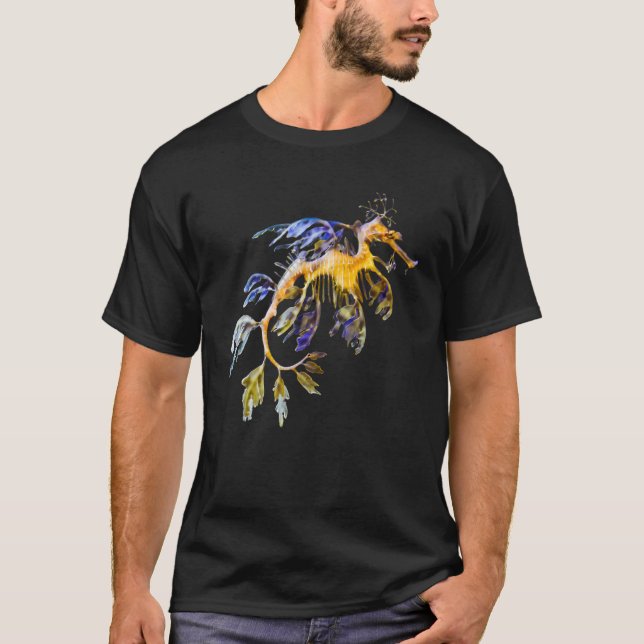 Ocean  Leafy Sea Dragon Seahorse Marine Life T-Shirt (Front)