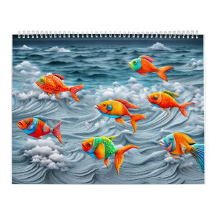 Ocean Life Calendar