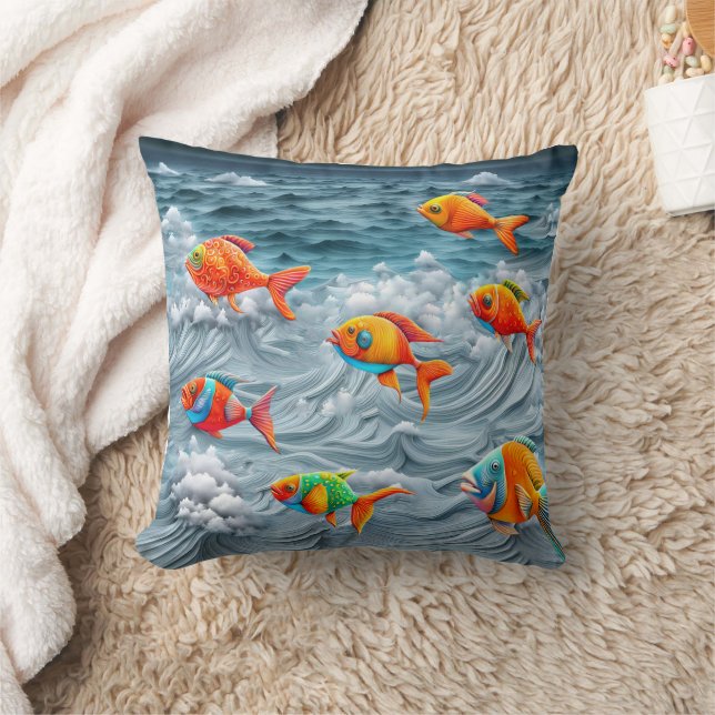 Ocean Life Cushion (Blanket)